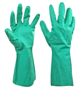 GUANTES DE NITIRLO VERDE USO INDUSTRIAL